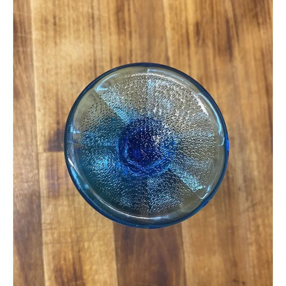 Vintage Imperial Glass Royal Blue Mini Eagle Wine Goblet 4